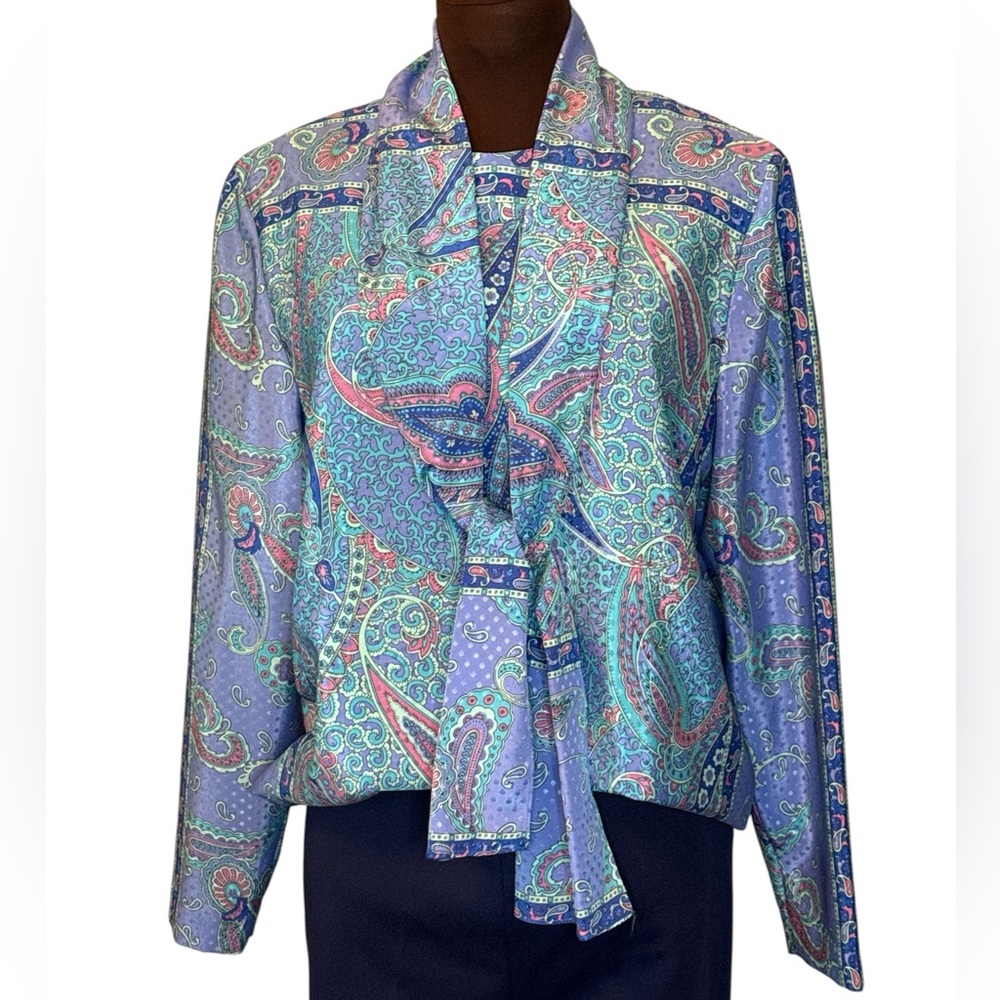 Paisley Print Women's Blouse